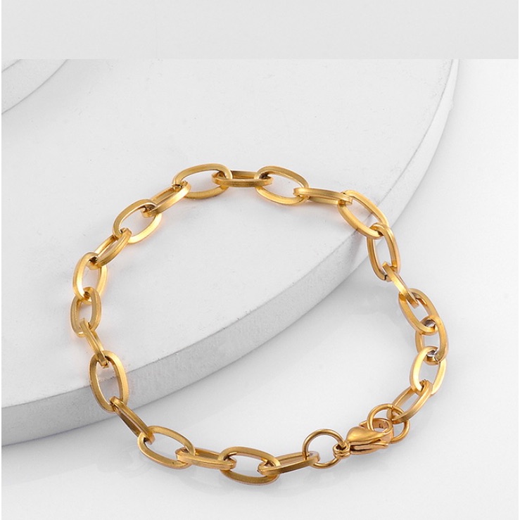New Fashion Stainless Steel Bracelet Personalized Eye Shape Charming Cute 26$